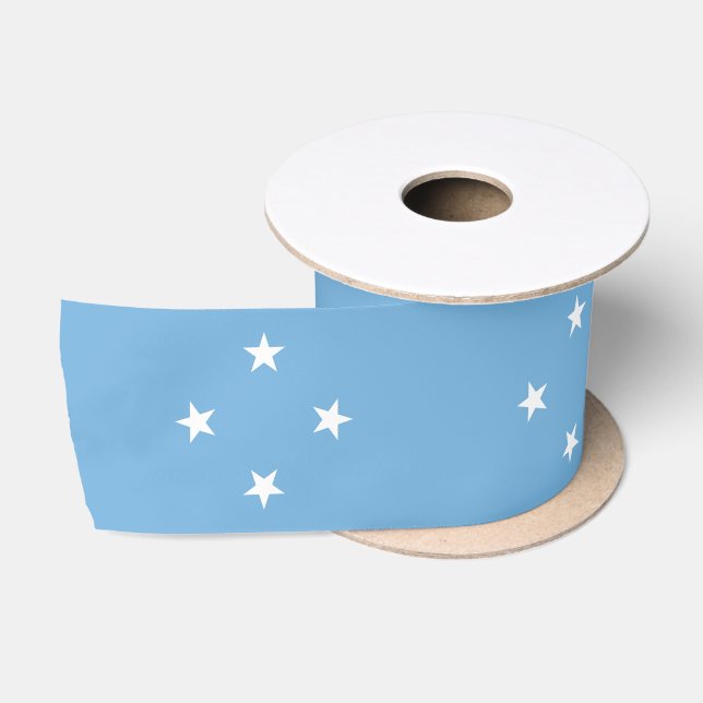Federated Staaten of Micronesia Flag Satinband (Spule)