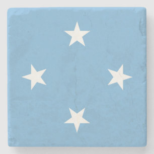 Federated Staaten of Micronesia Flag Steinuntersetzer