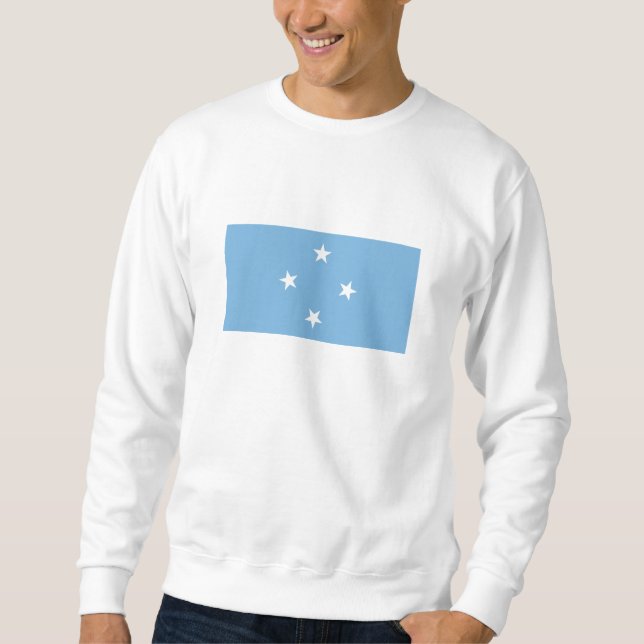 Federated Staaten of Micronesia Flag Sweatshirt (Vorderseite)