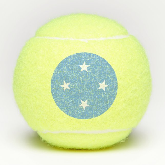 Federated Staaten of Micronesia Flag Tennisbälle (Vorderseite)