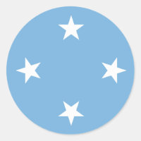 Federated Staaten of Micronesia Flags Sticker