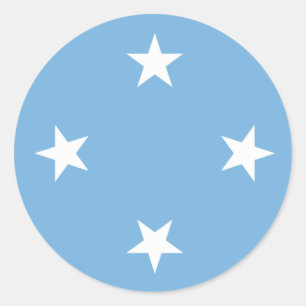 Federated Staaten of Micronesia Flags Sticker