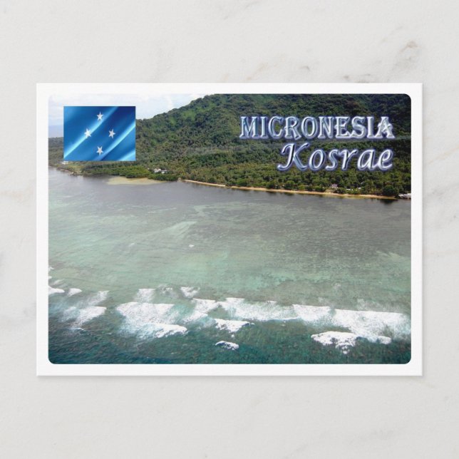 Federated Staaten of Micronesia - Kosrae - Postkarte (Vorderseite)