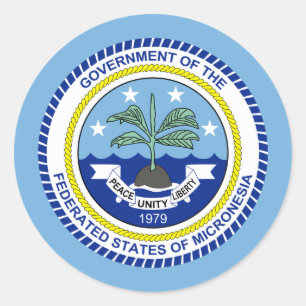 Federated Staaten of Micronesia Siegel Sticker