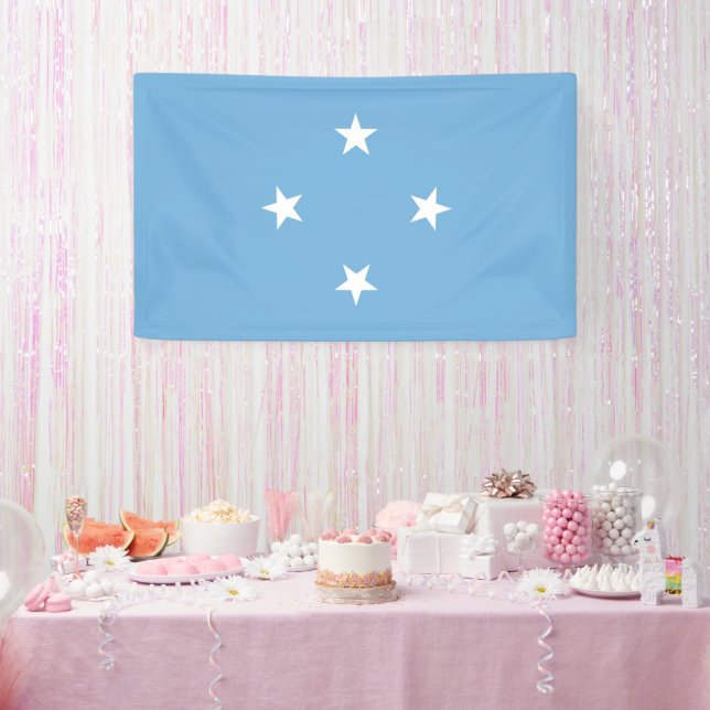 Federated States of Micronesia flag Banner (Party)