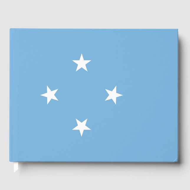 Federated States of Micronesia flag Gästebuch (Vorderseite)