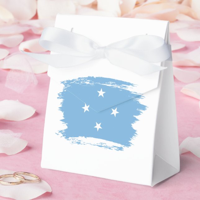 Federated States of Micronesia flag Geschenkschachtel (Hochzeit)