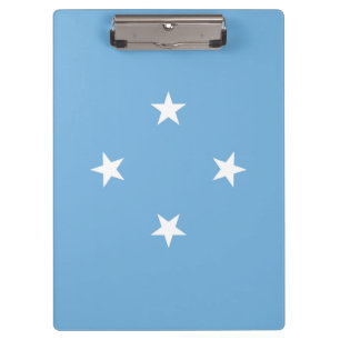 Federated States of Micronesia flag Klemmbrett