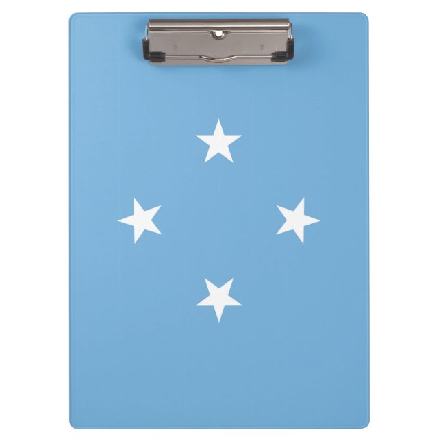 Federated States of Micronesia flag Klemmbrett (Vorderseite)