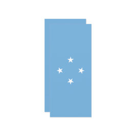 Federated States of Micronesia flag Menükarte