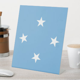 Federated States of Micronesia flag Sockelschild