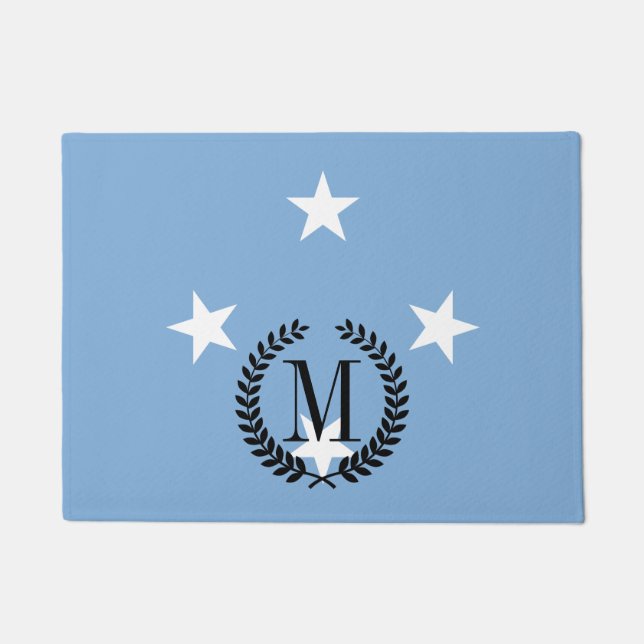 Federated- States of Micronesiaflagge Fußmatte (Vorderseite)