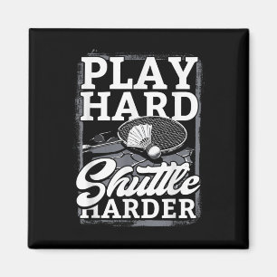 Federball spiel hart Shuttle härter  Magnet