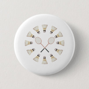 Federballschläger Button