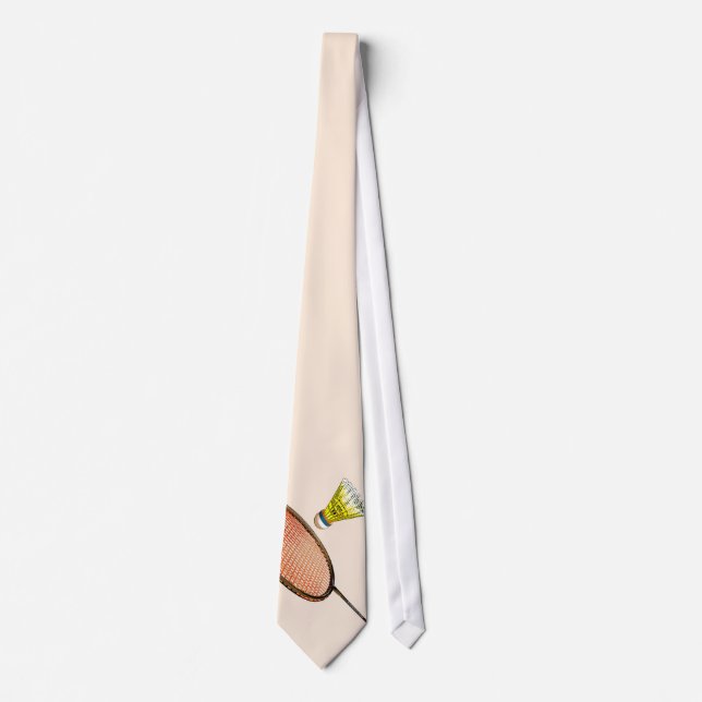 Federballschläger und shuttlecock krawatte (Vorderseite)
