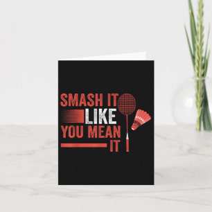 Federballspieler  karte