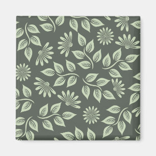 Federblumenmuster Magnet