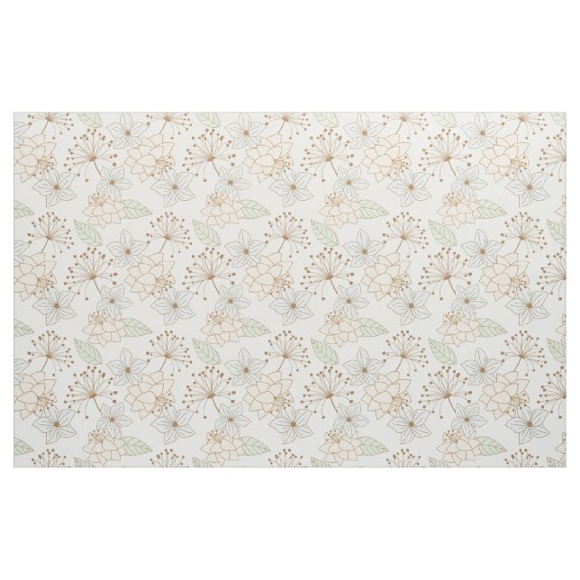 Federblumenstoff Stoff (Fat Quarter (45,7 x 55,9 cm))