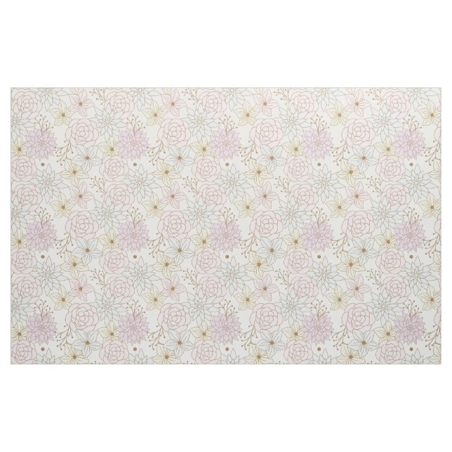 Federblumenstoff Stoff (Fat Quarter (45,7 x 55,9 cm))