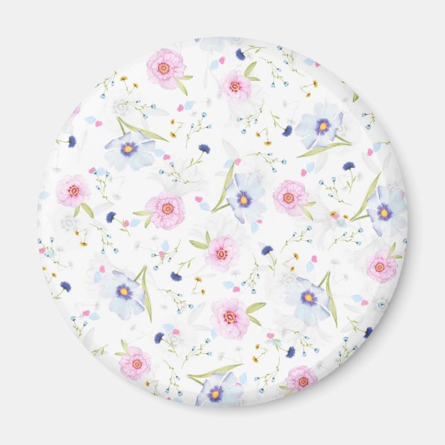 Federblütenmagnet Magnet (Vorne)