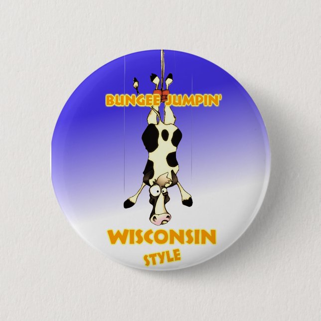 Federelement Jumpin Wisconsin Art Button (Vorderseite)