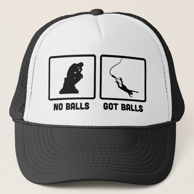 Federelement-Springen Truckerkappe (Vorderseite)