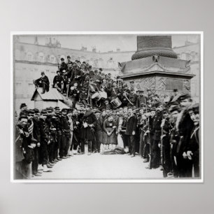 Federes vor der Vendomsäule Poster