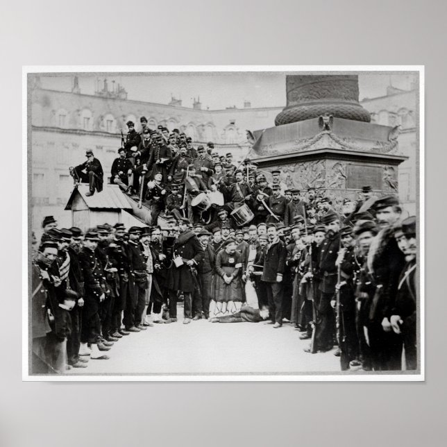 Federes vor der Vendomsäule Poster (Vorne)