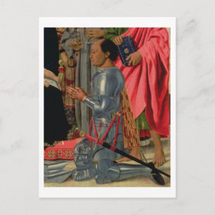Federico da Montefeltro, Details aus der Brera Alt Postkarte