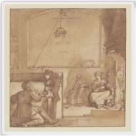 Federico Zuccaro: Das frühe Leben von Taddeo Zucca Aufkleber