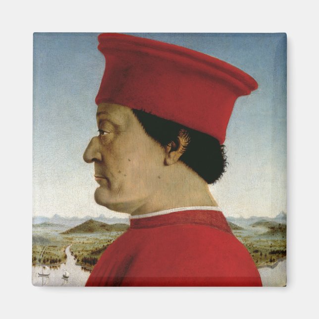 Federigo da Montefeltro Duke of Urbino, c.1465 Magnet (Vorne)