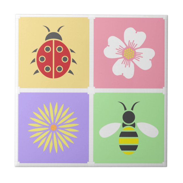 Federketten Fliese (Vorderseite)