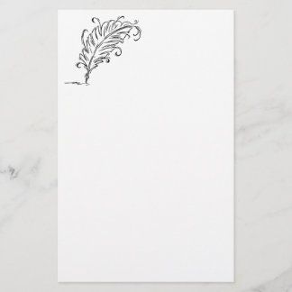Federkiel-Briefpapier Briefpapier