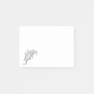 Federkiel-Post-Itanmerkungen Post-it Klebezettel