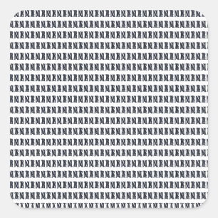 Federkleber Quadratischer Aufkleber