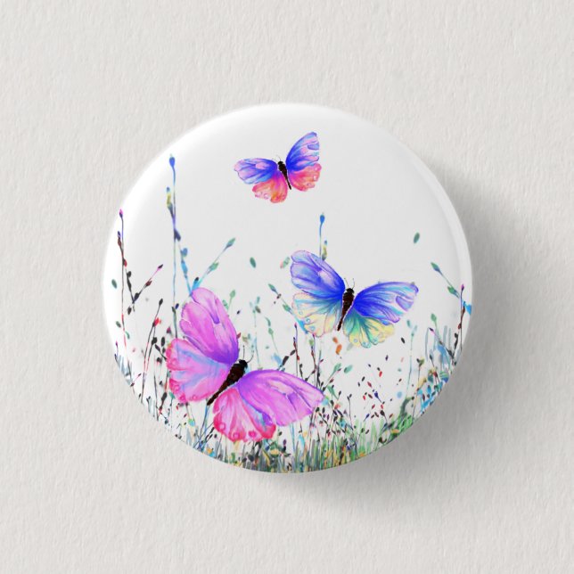 Federknopf Button (Vorderseite)
