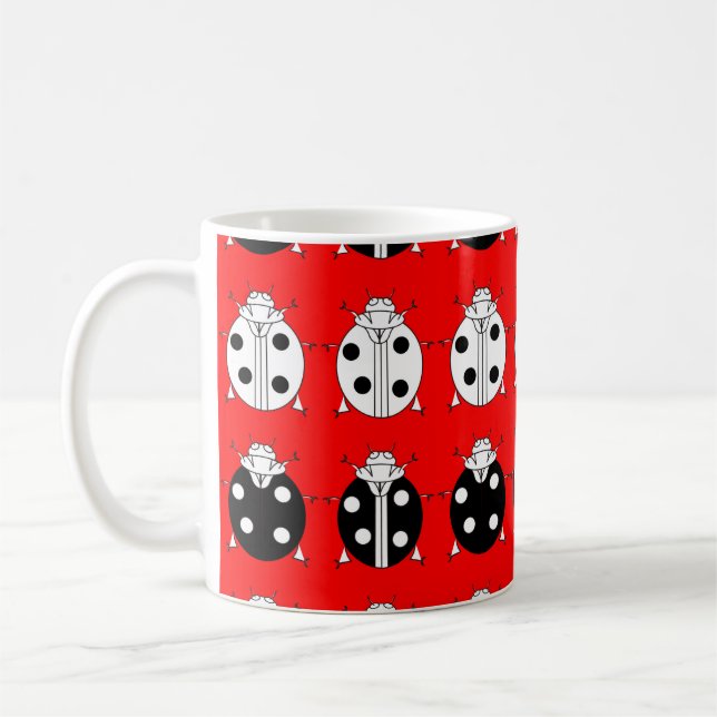 Federmuster Kaffeetasse (Links)