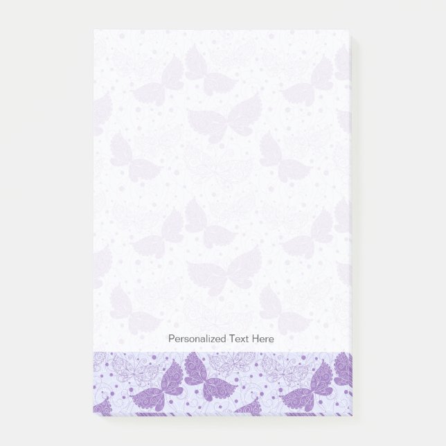 Federmuster Post-it Klebezettel (Vorderseite)