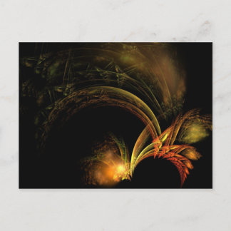 Federn aus Gold und Feuer Postkarte