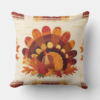 Federn des Herbstes Kissen