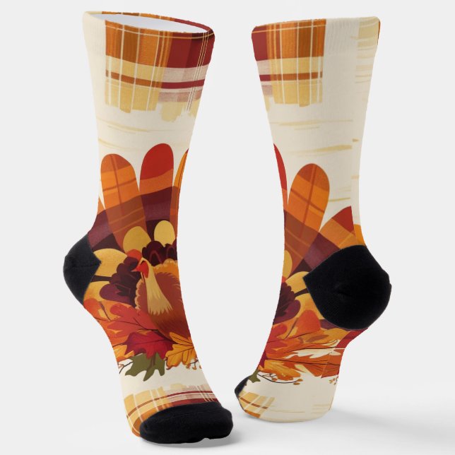 Federn des Herbstes Socken (Gewinkelt)