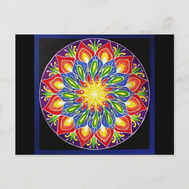 Federn eines tropischen Vogels (Postkarte) Postkarte (Vorderseite)