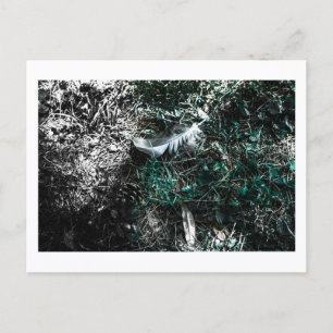 Federn im Wald von Jeffrey H. Thornton: Postkarte