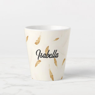 Federn Luxus Moderne Boho-Kollektion Milchtasse