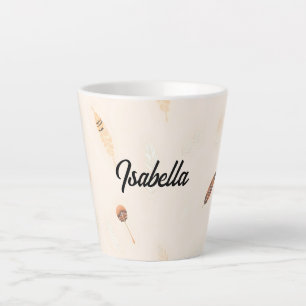 Federn Luxus-Popular-Boho-Kollektion Milchtasse