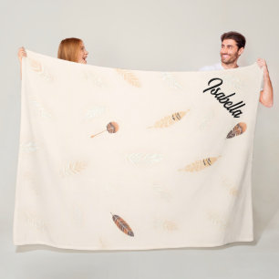 Federn Luxus Populäre Boho-Kollektion Fleecedecke