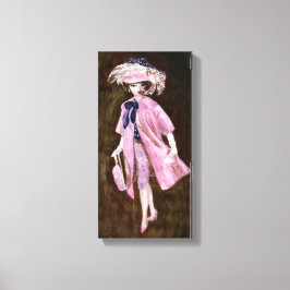 Federn, Mauvy Silk & Süde: Matisse Doll Fashion Leinwanddruck