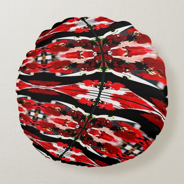 Federn....... Rundes Kissen (Vorderseite)