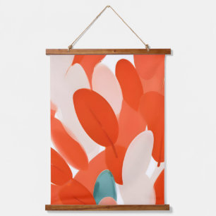 Federn verschiedener Vögel kommen zusammen Wandteppich Mit Holzrahmen