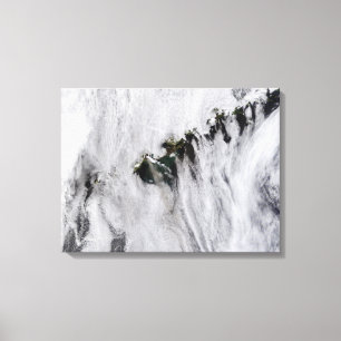 Federn von Okmok Vulkan, Aleuten Leinwanddruck